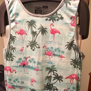 Vans Flamingo Print Tank - L